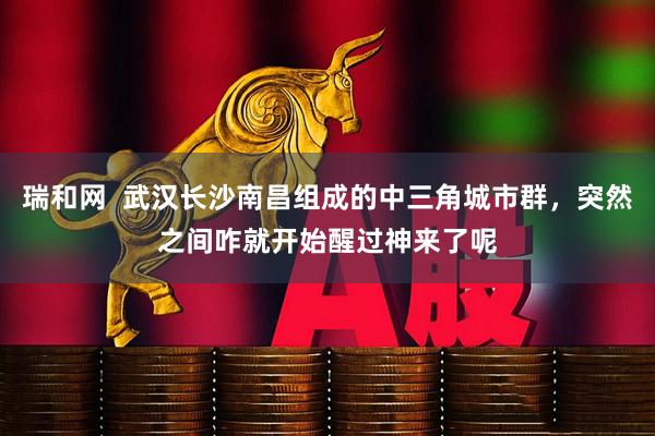 瑞和网  武汉长沙南昌组成的中三角城市群，突然之间咋就开始醒过神来了呢